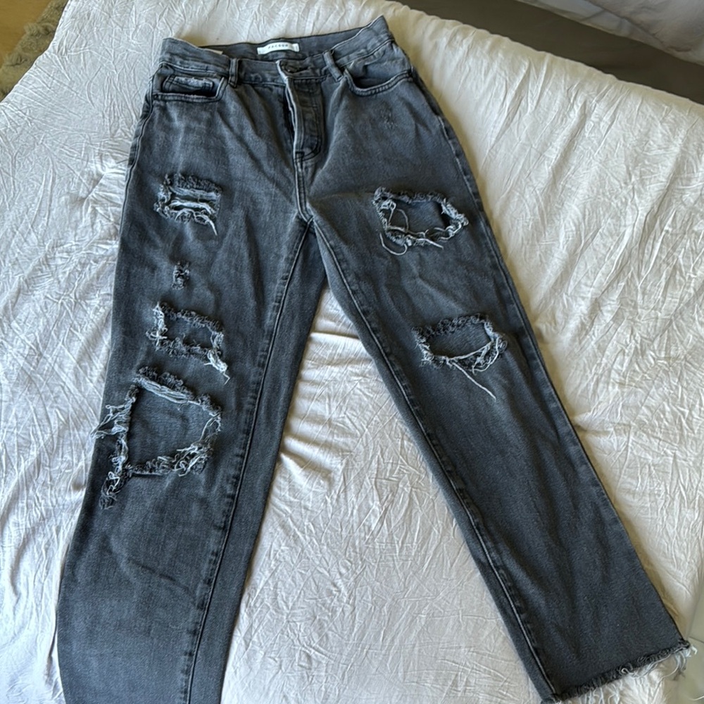 PacSun distressed black/grey jeans